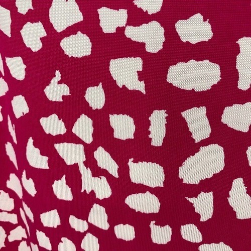 DVF Diane von Furstenberg Beth Pink Leopard Seide Etuikleid Weiß Gepard Neu 0 - Bild 5 von 7