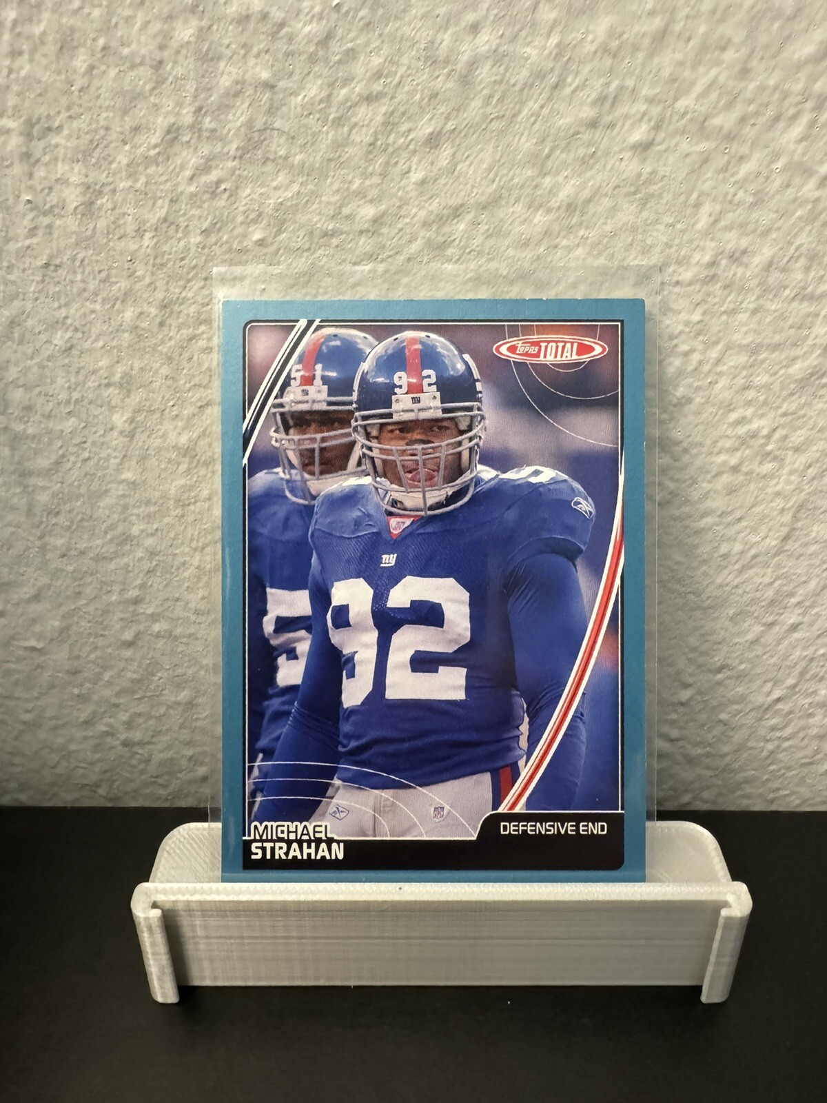 2007 Topps Total Blue #60 Michael Strahan Giants HOF