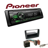 Pioneer Autoradio Android USB AUX Mit Einbauset FüR Fiat Idea 2003-2011 Schwarz