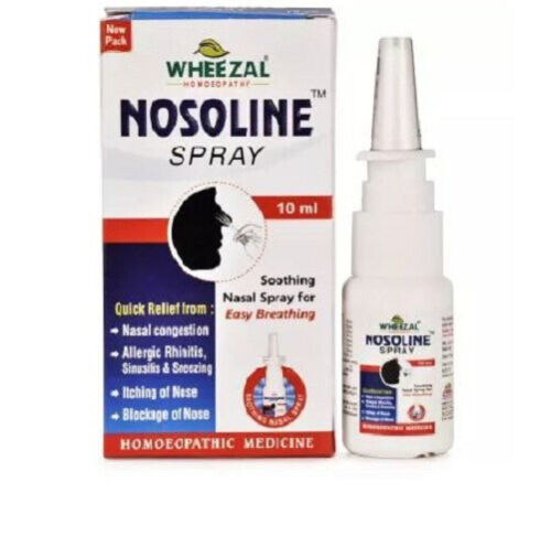 Wheezal Homeopathic Nosolin Spray 10ml FREE SHIPPING - Picture 1 of 4