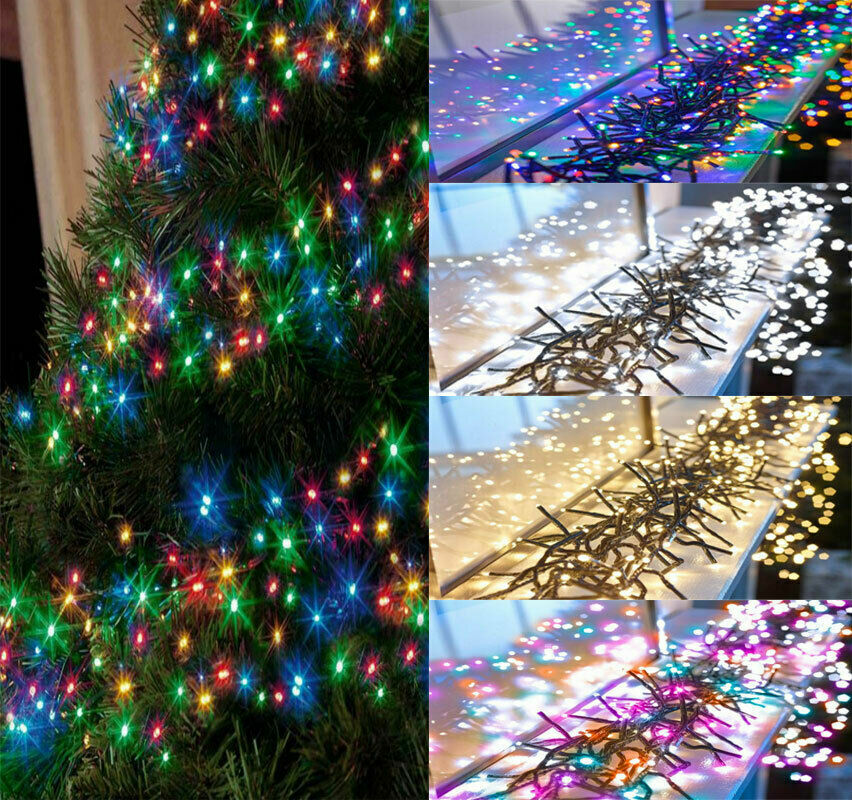 300Led Cluster Lights Indoor Outdoor Xmas Battery Operated Christmas