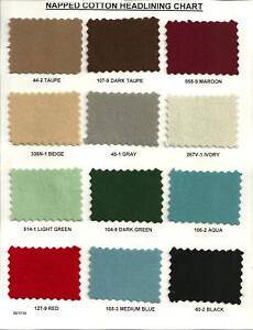 Headliner Color Chart