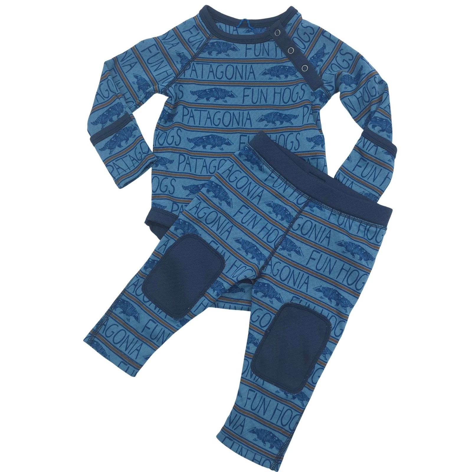 Patagonia® Worn Wear Infant Capilene® Midweight Set Size 3-6 Months