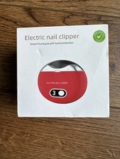 Electric Nail Clipper Smart Pruning And Soft Hand Protection 360 Degree Black