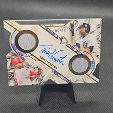 2025 Topps Diamond Icons Torii Hunter Dual Team Auto Relic 06/10 #DTA-TH LAA DET