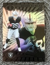 2024 Panini Illusions - Brock Bowers #47 Trophy Collection Emerald (RC)