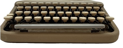 Vintage"Smith-Corona Skyriter" Ultra Portable Light Typewriter w/ Case - Photo 3/21