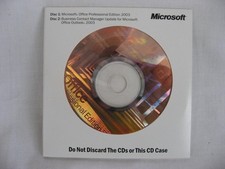 Microsoft Office Professional 2003 Software