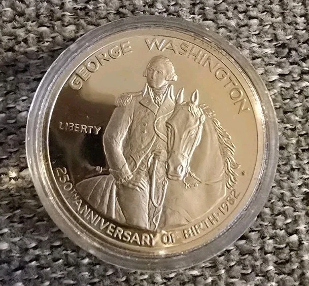 1982-S George Washington 250th Anniversary Of Birth Silver Half Dollar - Image 4 of 4