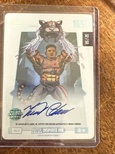 Bo Jackson Battle Arena Tigre Ice Auto 32/50 MCA-6