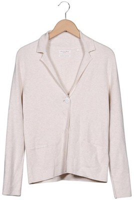 Christian Berg Strickjacke Damen Cardigan Jacke Gr. S Baumwolle Crem... #87gte02