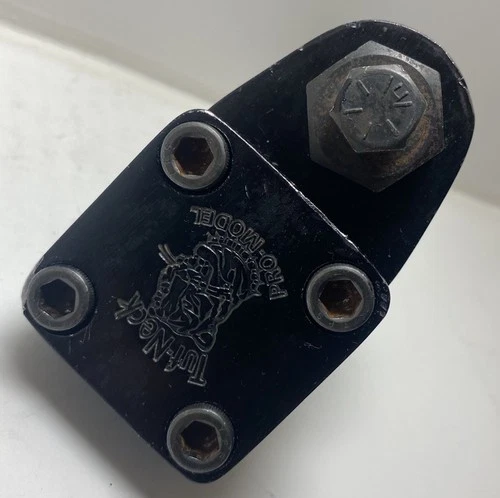 OG Real Tuf Neck Pro Model Black Bmx Stem Neck Vintage Old School Survivor