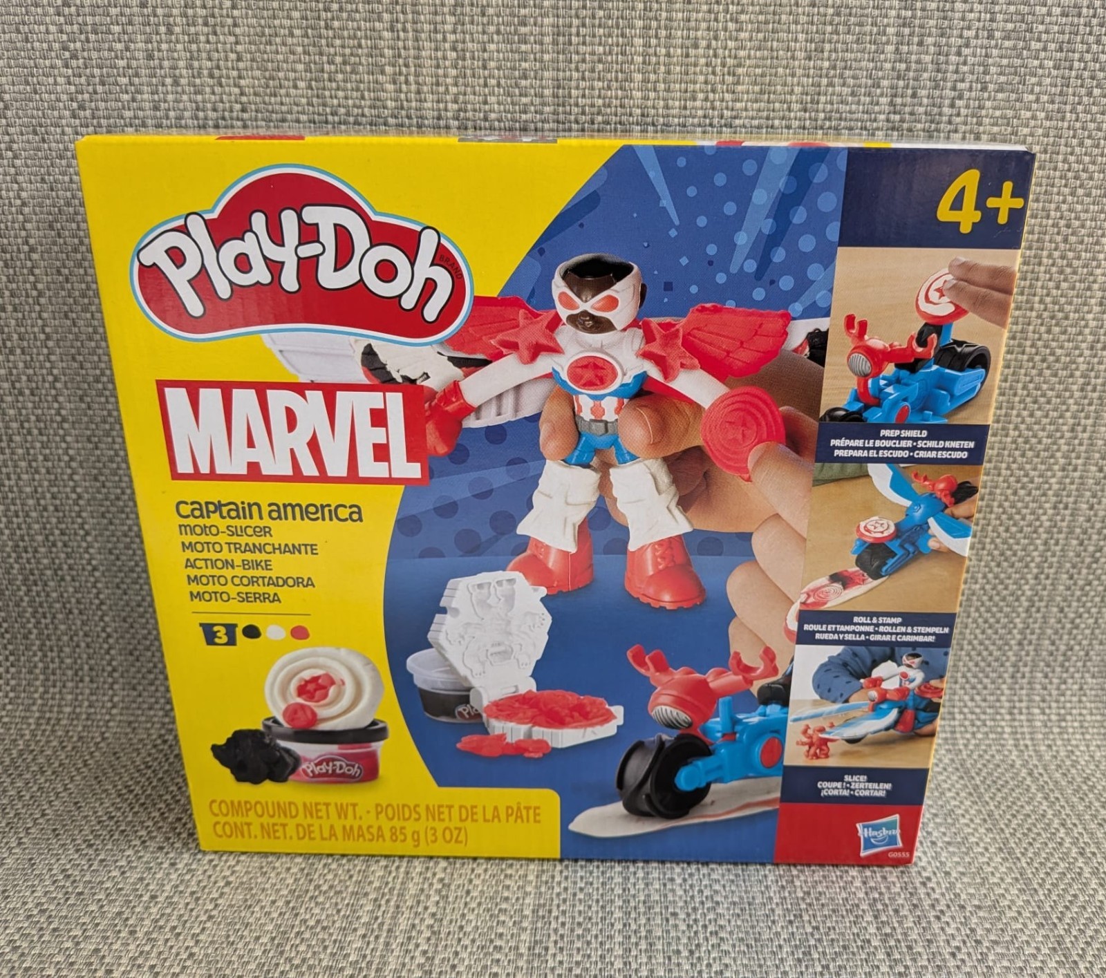 Play-Doh Marvel Captain America Moto-Slicer Playset Brand New Boxed Sealed