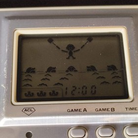 Vintage Nintendo Game & Watch VERMIN wide Screen, Manual, Box set, Japan Working