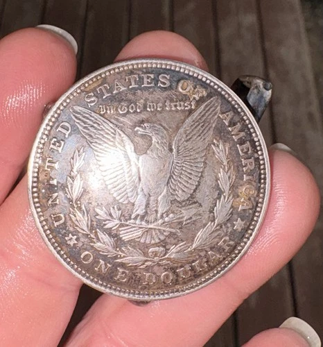 1921 Morgan Silver Dollar Belt Buckle