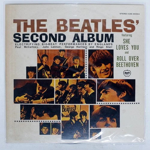 BEATLES SECOND ALBUM APPLE EAS80563 Japan VINYL LP