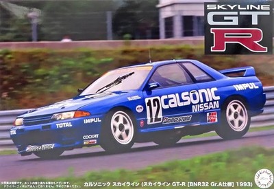 1:12 Nissan R32 Skyline GTR - 1993 JTC Calsonic -- PLASTIC KIT -- Fujimi 14213