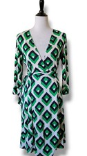 Diane Von Furstenberg Vintage Julian Cube Wrap Dress 6