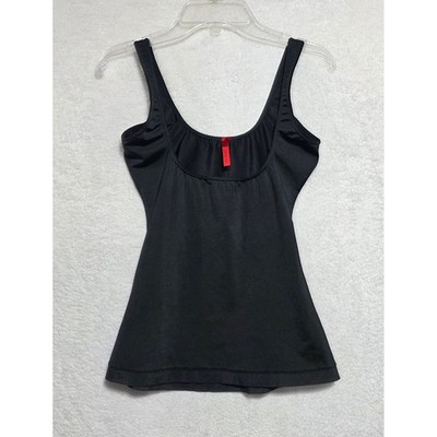 Spanx Slimplicity Scoop Neck Camisole Black Shapewear Tank Top Medium