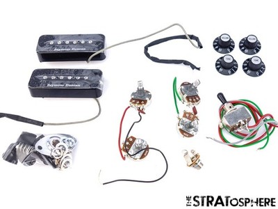 Fender JA-90 Tele PICKUPS POTS KNOBS Seymour Duncan Custom SP90-3 P-90s.