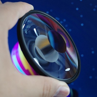 Camdiox Cinepro Halo black hole swirl prism filter for DSLR mirrorless camera