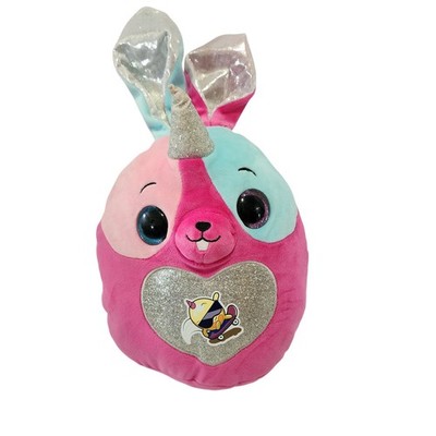 ZURU Rainbocorns 15'' Pink Blue Bunny Rabbit Plush