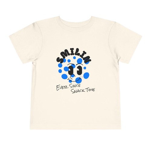 Smiling Since Snack Time Toddler Tee – Cute Kids Shirt & Fun Birthday Gift Idea - Picture 21 of 23