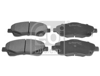 Vorderachse Febi Bilstein 16653 Bremsbelagsatz, Scheibenbremse FüR Toyota