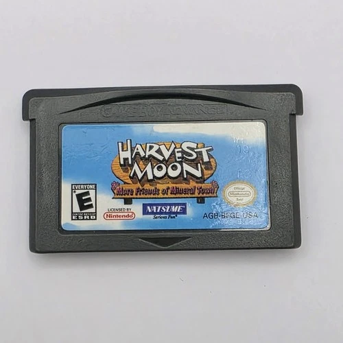 Harvest Moon - More Friends of Mineral Town (Game Boy Advance GBA) Authentic