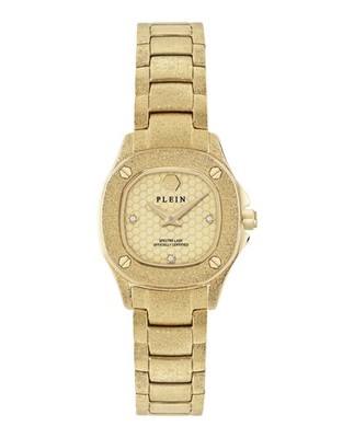 Philipp Plein Womens  Gold 23mm Bracelet Fashion Watch