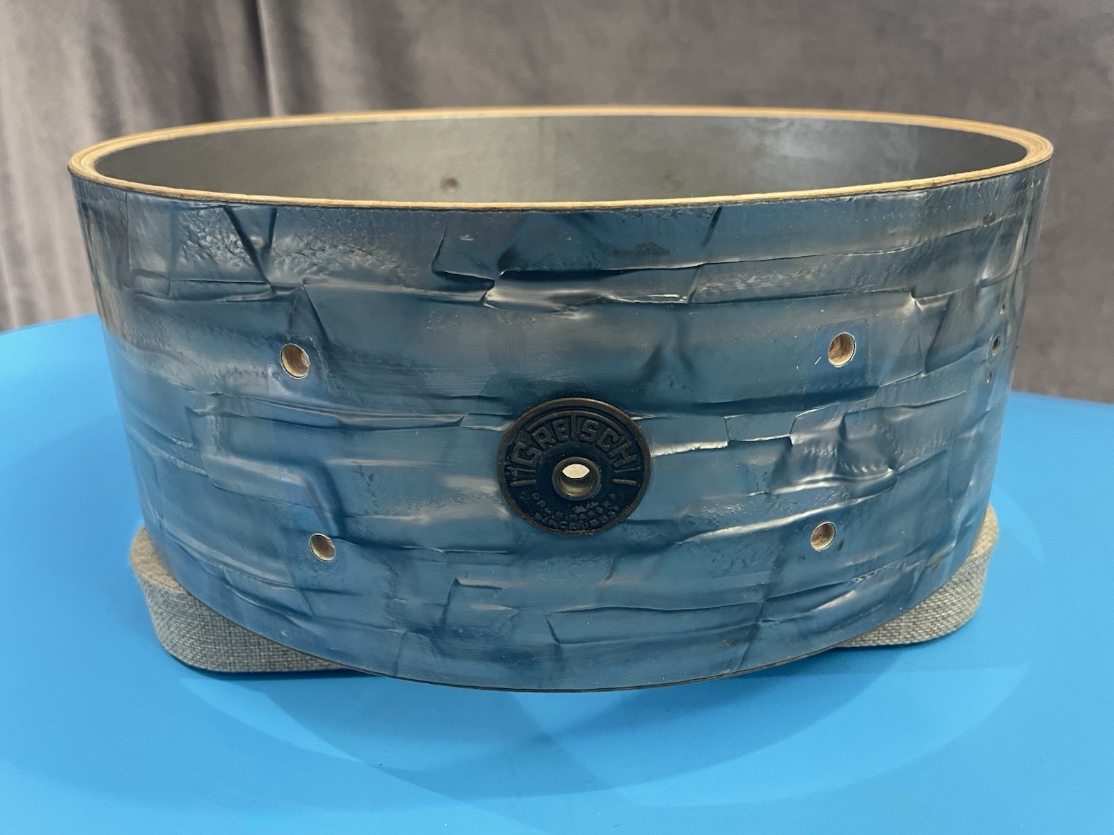Gretsch 60s Vintage 14” Snare Drum Shell Factory Midnight Blue Pearl Nice