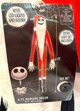 Nightmare Before Christmas Jack Skellington 6ft LED D cor Plays What s This NEW