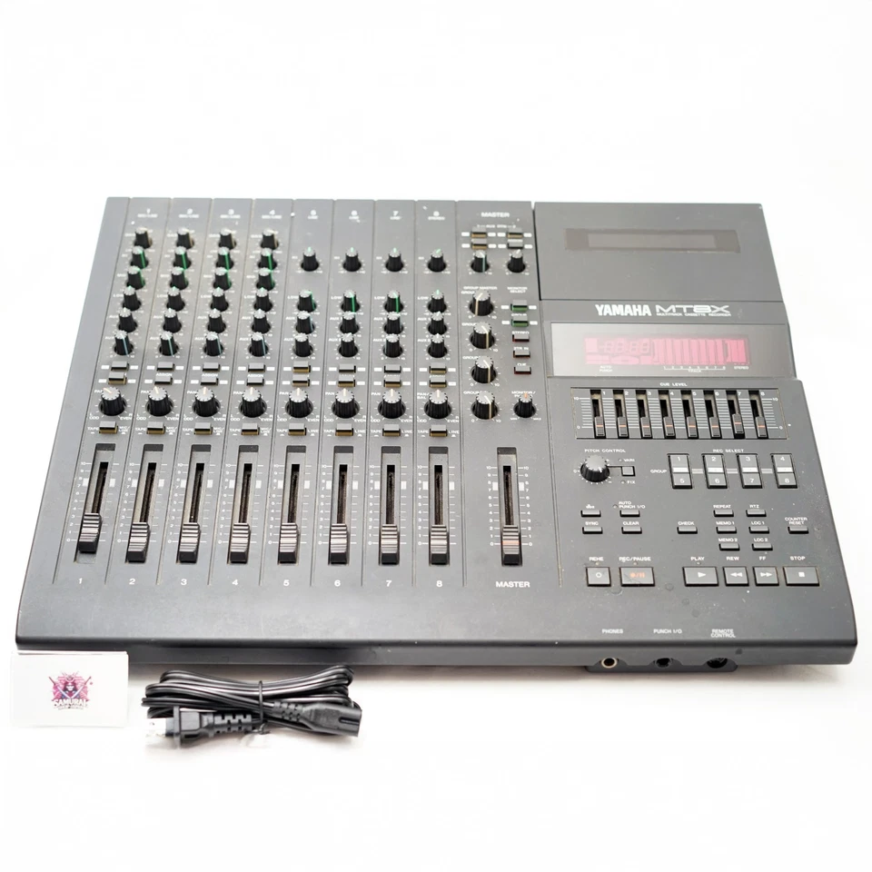 YAMAHA MT8X Multitrack Cassette Recorder Mixer MTR Vintage w/ BOX Tested Japan - Image 2 of 4