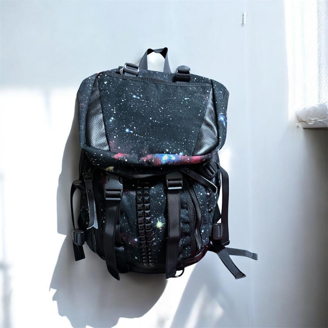 MEMENTISM Studs Backpack All-Over Pattern Bag - image 1