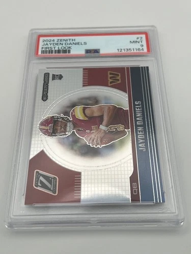 2024 Panini Zenith Jayden Daniels Rookie RC First Look Insert PSA 9 Mint #2