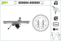 NEU - Valeo 850695 Fensterheber FüR Peugeot
