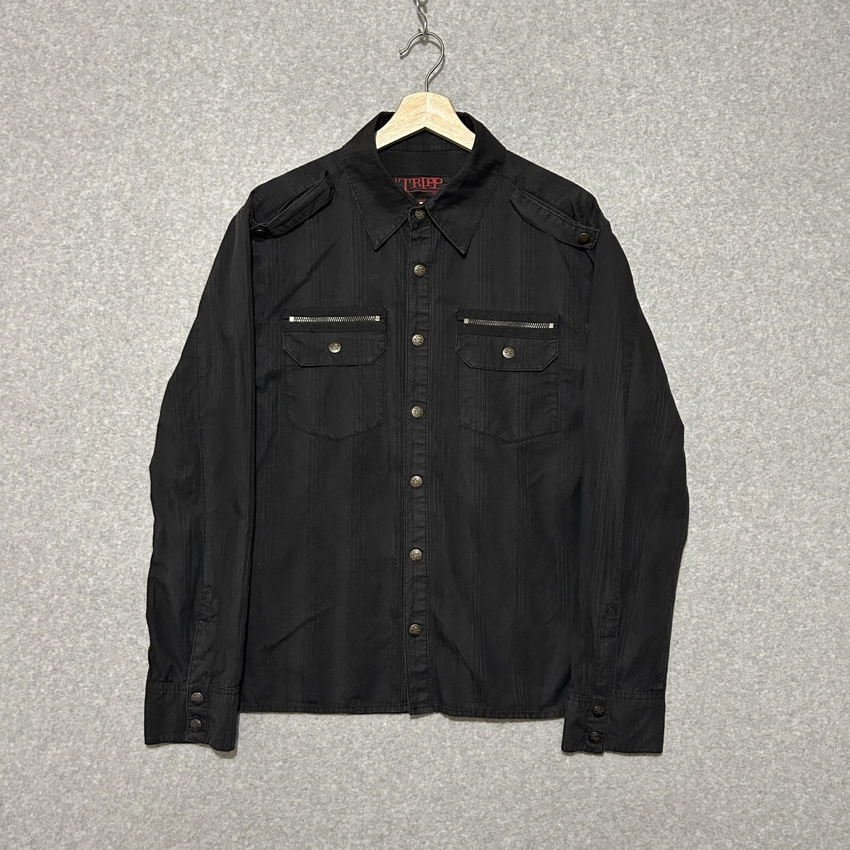 trippNYC ジャケット 黒 Preços baixos em Camisas masculinas TRIPP NYC | eBay