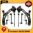 8pcs For 2005-2009 2010 Ford Mustang Front Lower Control Arms Tie Rods Sway Bars