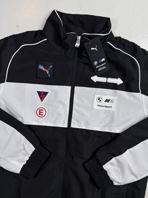 Puma BMW Motorsport Men Medium Black SDS 2.0 BADGE Full Zip Jacket