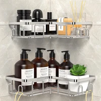 Duschablage Ohne Bohren Ecke, Duschregal Aus Edelstahl SUS304, Badezimmer Regal