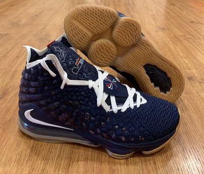 lebron 17 college navy