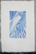 PIERO DORAZIO Pregiata PUNTASECCA  '94 cm.33x22,5 pubblicato(dichiar.autenticità