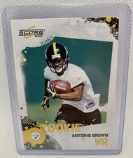 2010 Score Antonio Brown Rookie Card RC #307 Pittsburgh Steelers Tampa Bay Bucs