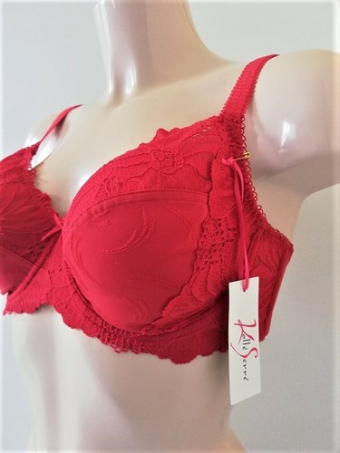 KOLLE SERRE SOUTIEN GORGE ARMATURE TAILLE 95D MODELE FELICIA COULEUR ROUGE - Picture 2 of 3