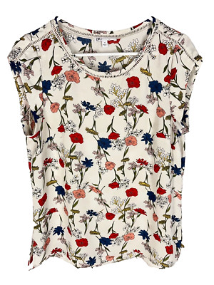 DANIEL RAINN Blouse M Boho Peasant Ditzy Beach Fairy Vacay Top Romantic Gorgeous