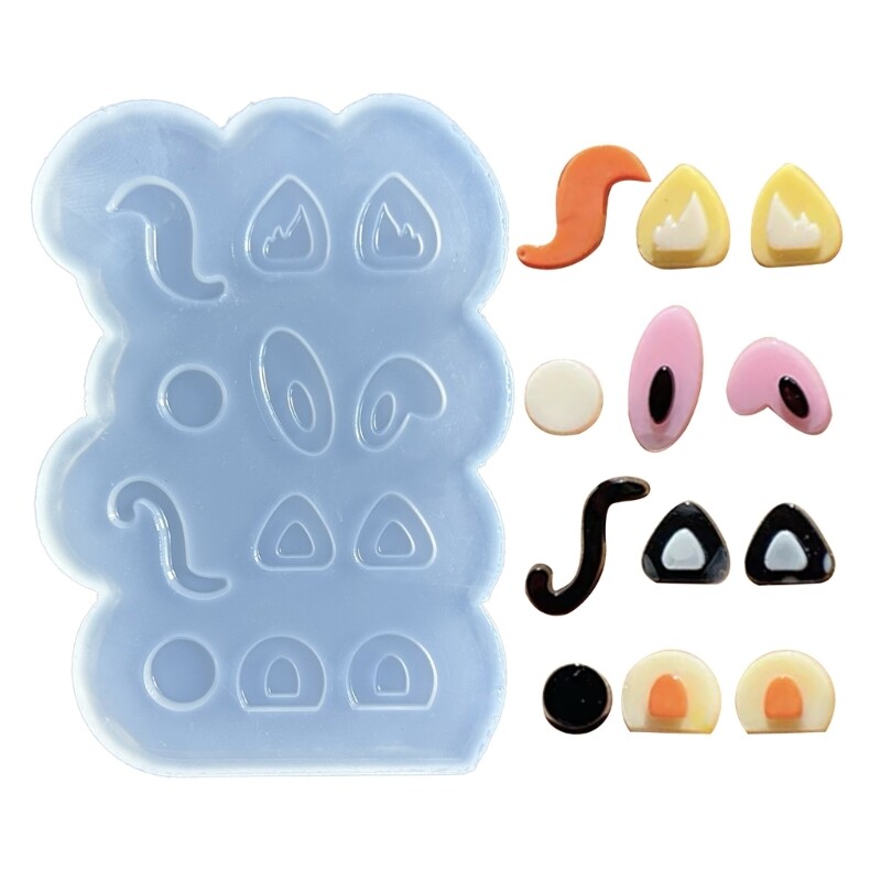 Silicone Shaker Filling Mold for DIY Jewelry Making,Pendant,Keychain