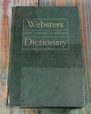 Webster's New School & Office Dictionary (1962, Hardcover)