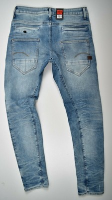 G-Star RAW, D-Staq 3D Slim, W29 L34 5-Pkt Jeans Used Vintage Look 