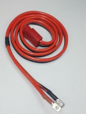 Winch Quick Dis-connect Tow Haul Dump Cable Wire 10ft Red 2ga High Amp