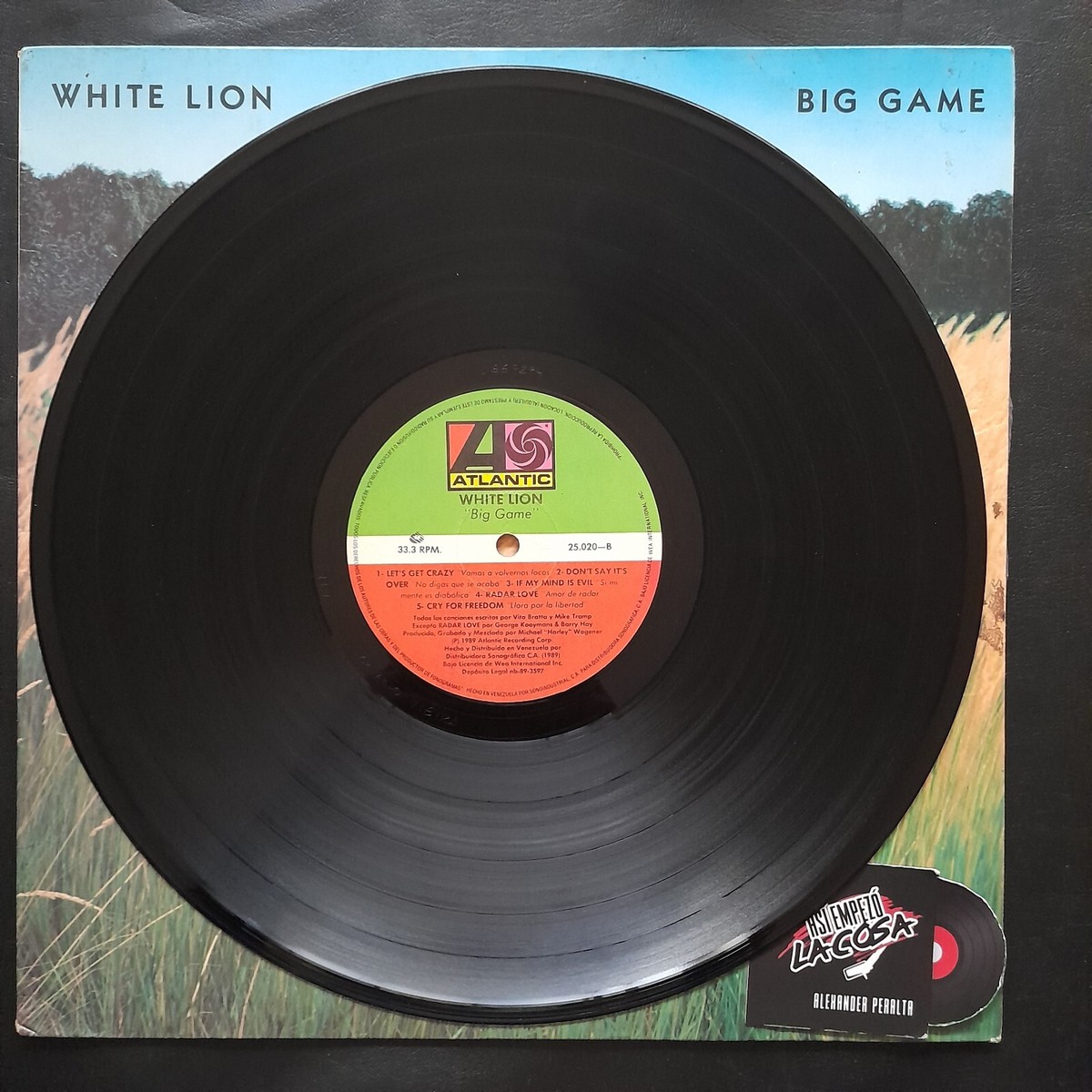 欧LP White Lion Big Game MOVLP2839 Music On Vinyl /00260 White Lion - Big Game (Vinyl) | Music On Vinyl